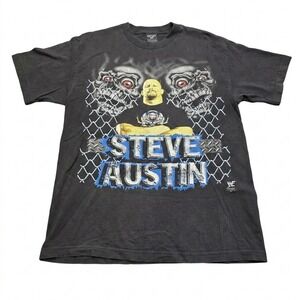 VTG 1999 WWF Stone Cold Steve Austin Shirt Trinity Products One Size Hardcore